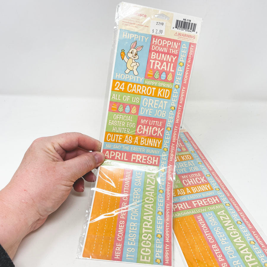 Reminisce Easter Stickers