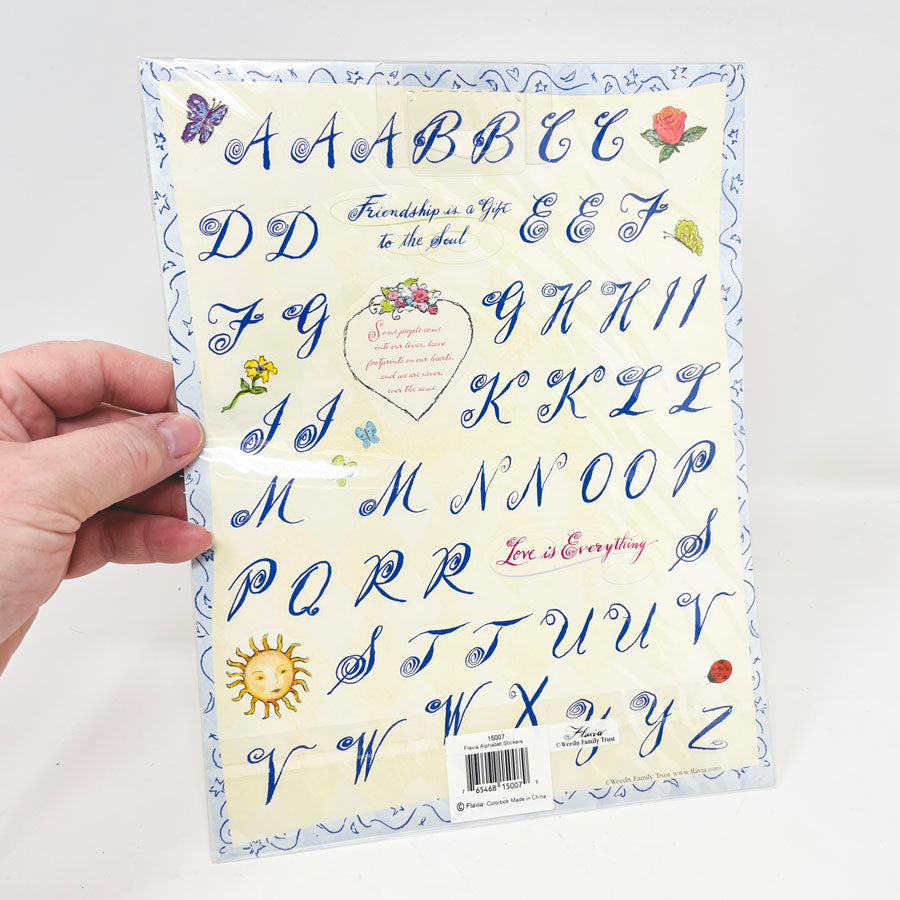 Remember When Alphabet Stickers