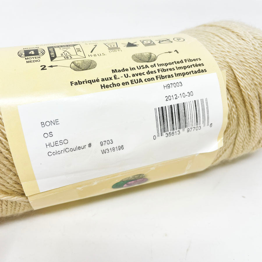 Caron Simply Soft Yarn - Bone