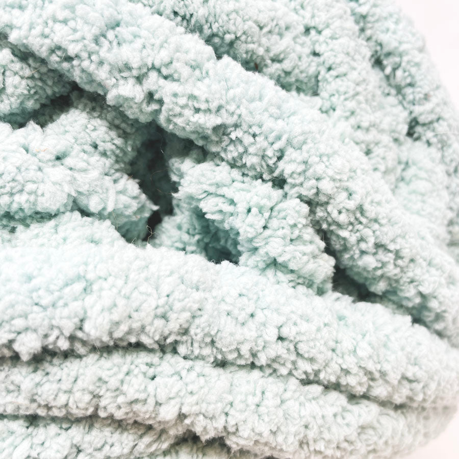 Chunky Chenille Yarn - Seafoam