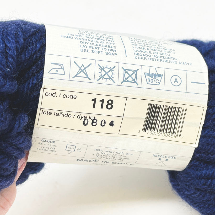 Araucania Nature Wool Yarn - Navy #118