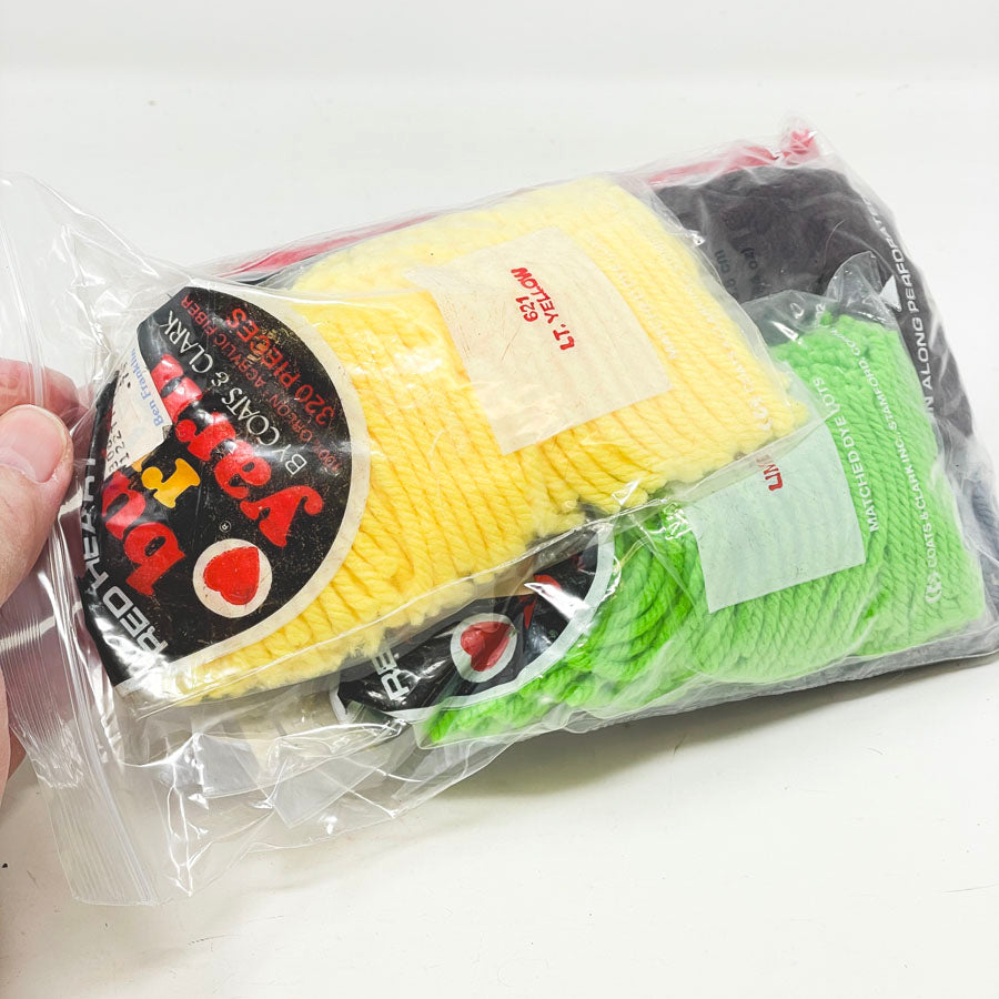 Bundle of Red Heart Bulky Rug Yarn