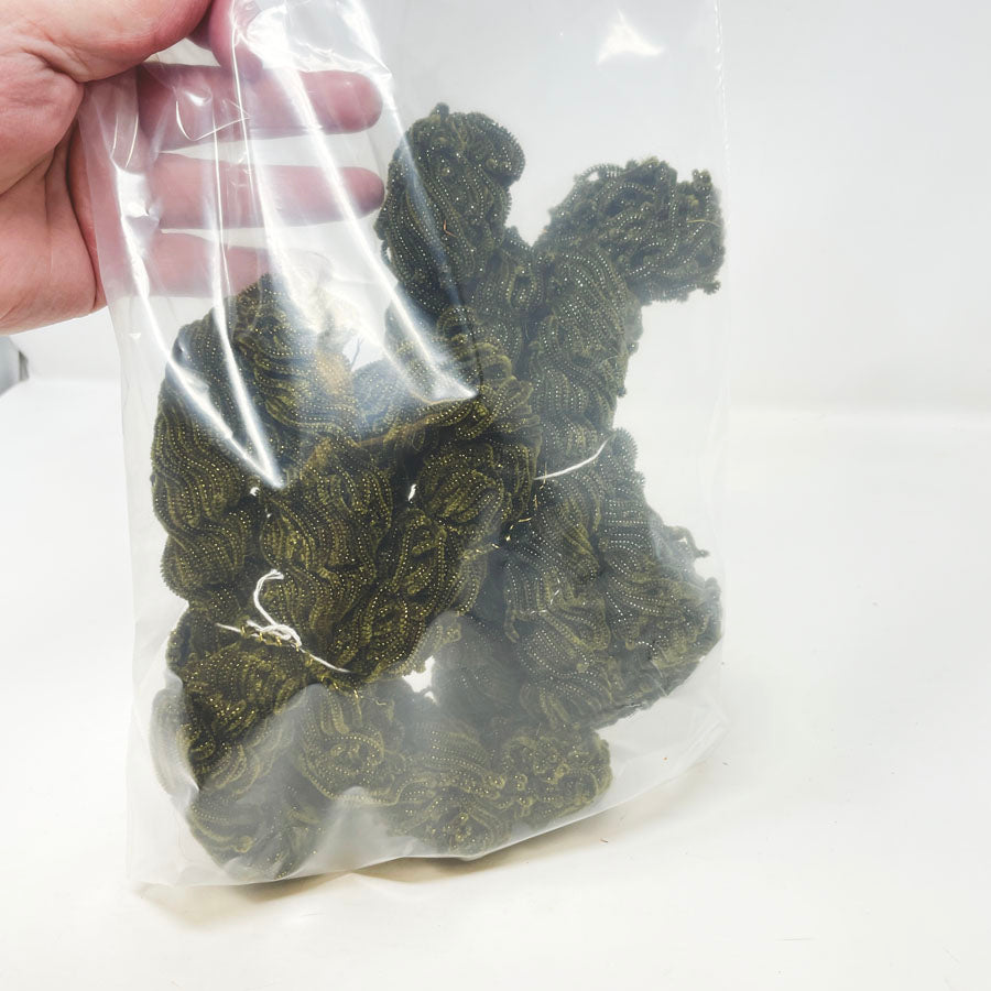 Fly Tying Chenille: Deep Green Sparkle Bundle