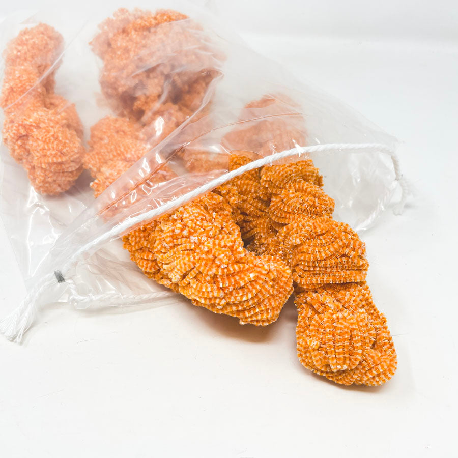Fly Tying Chenille: Orange Stripe Bundle