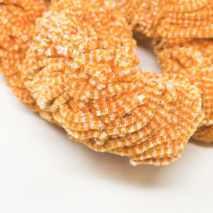 Fly Tying Chenille: Orange Stripe Bundle