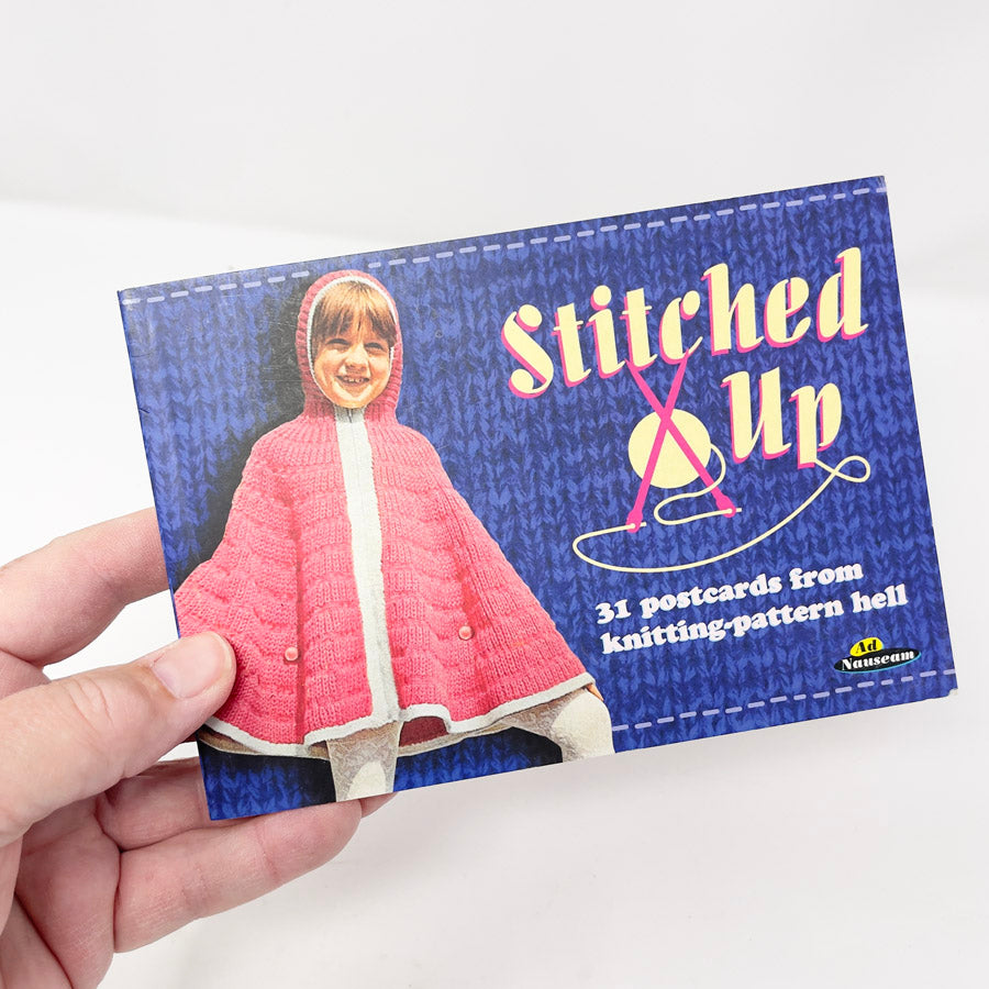 Stitched Up Postcard Book