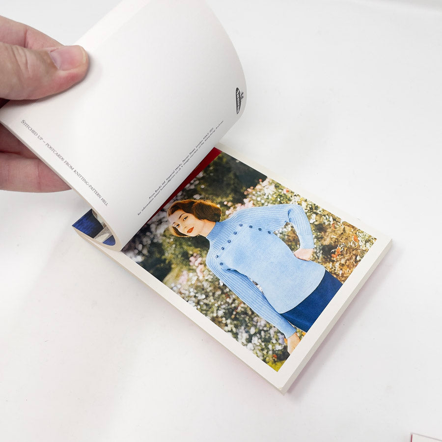 Stitched Up Postcard Book