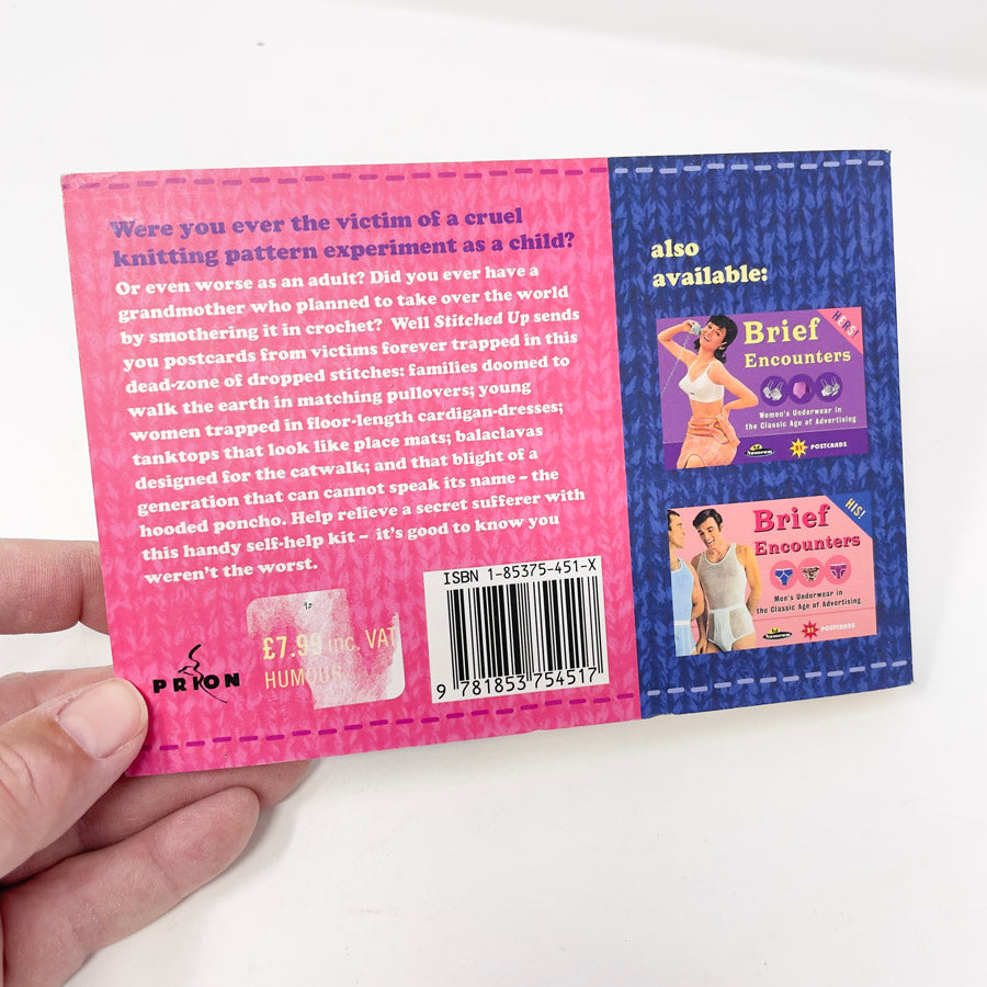 Stitched Up Postcard Book