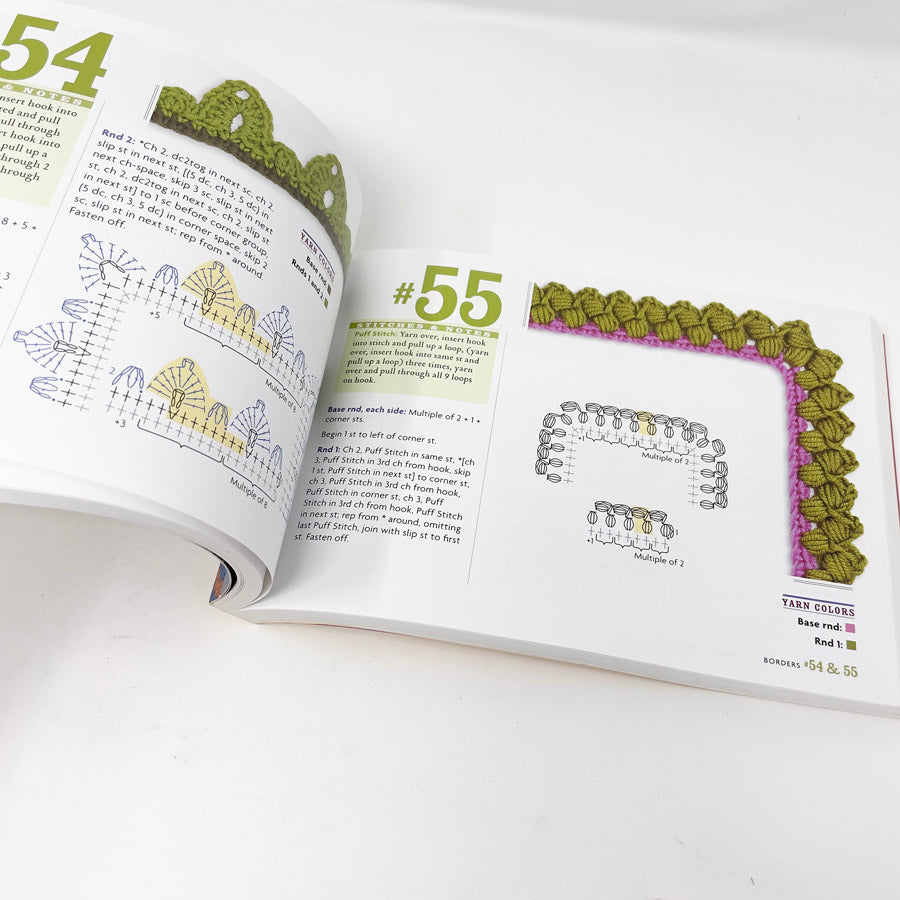 Around the Corner Crochet Borders Book by Edie Eckman