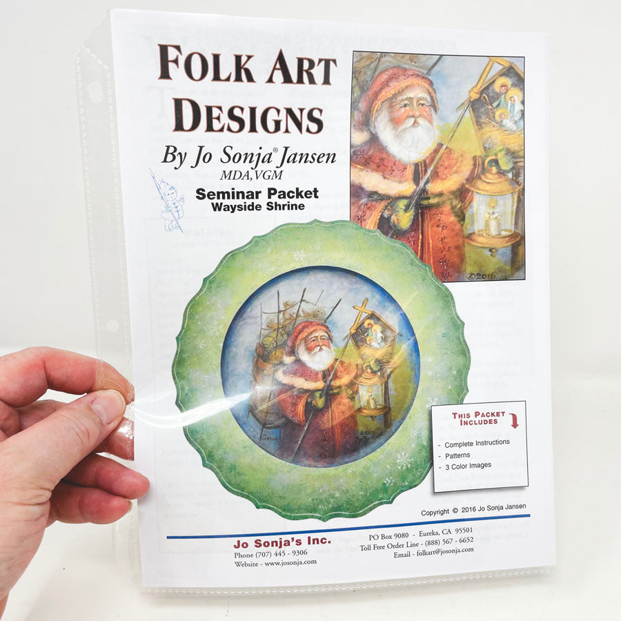 Wayside Shrine Folk Art Painting Packet by Jo Sonja Jansen