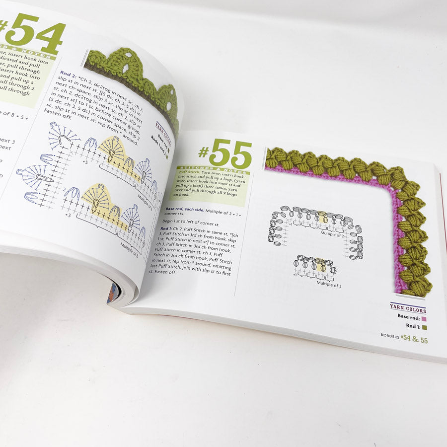 Around the Corner Crochet Borders Book by Edie Eckman