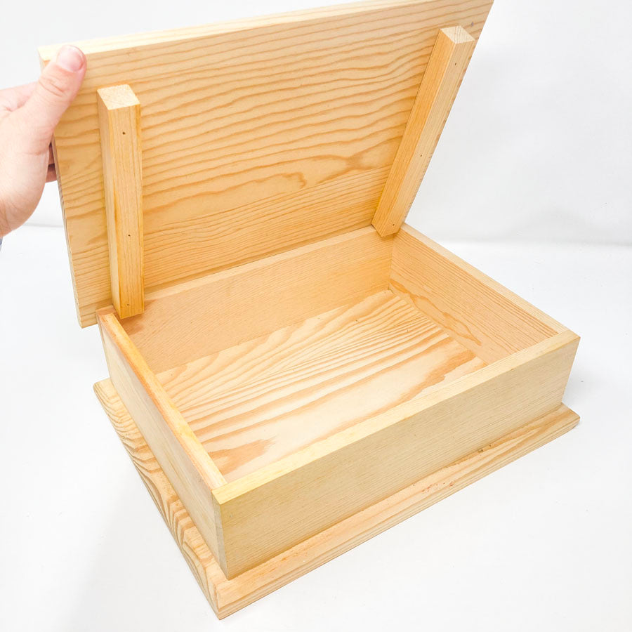 Natural Wood Keepsake Box