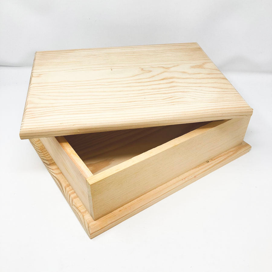 Natural Wood Keepsake Box