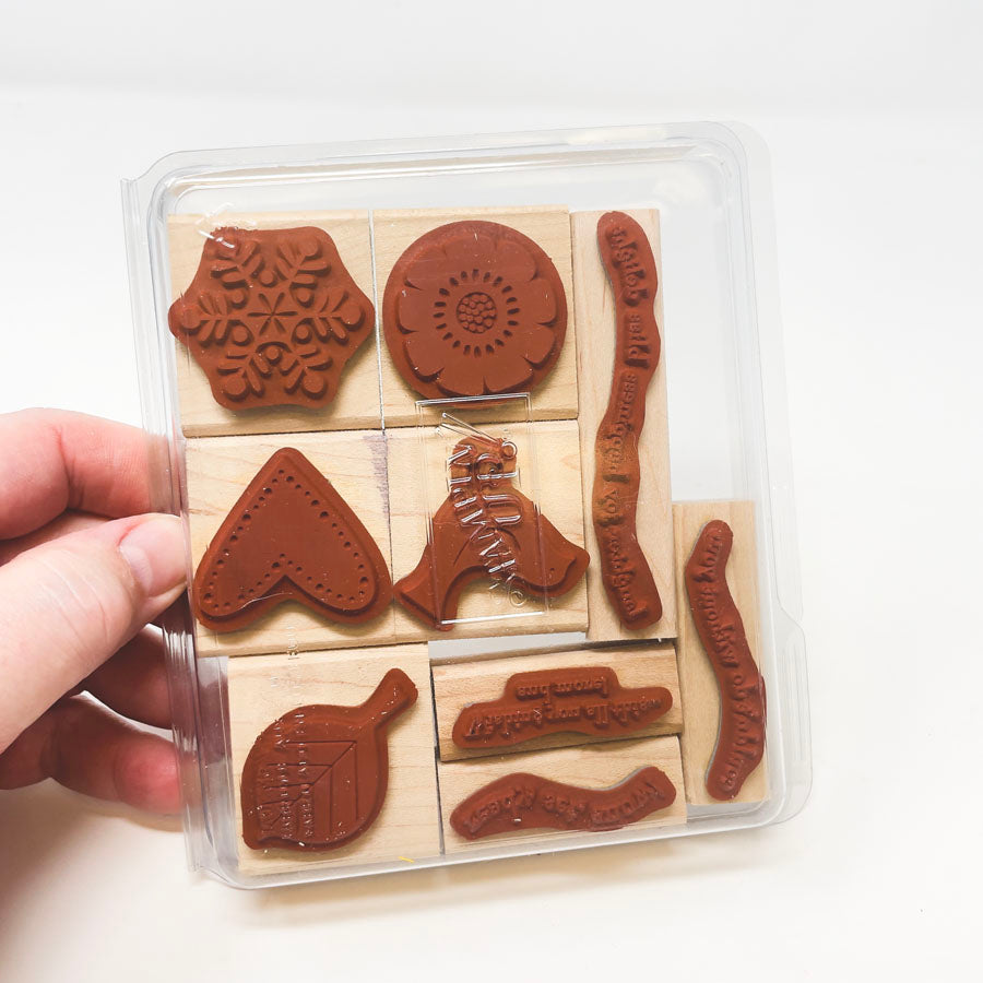 Best Wishes & More – Stampin' Up! Rubber Stamps