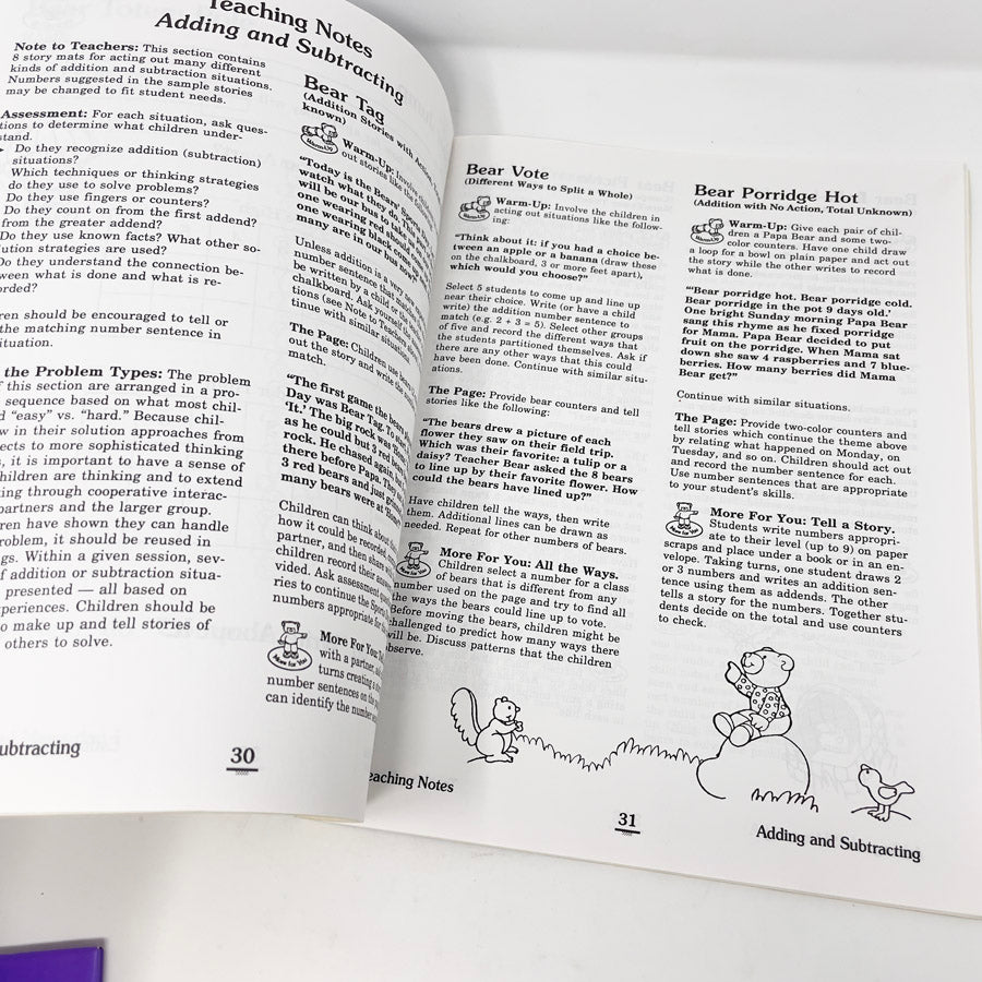 Three Bear Family Activity Book