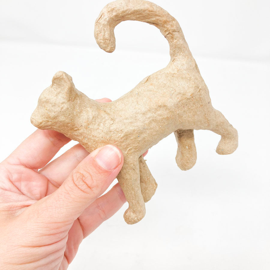 DecoPatch Holiday Paper Mache Figure - Cat