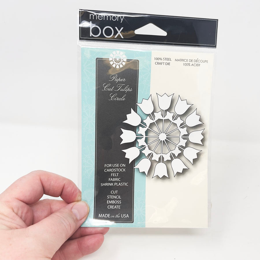 Memory Box Die - Paper Cut Tulip Circle