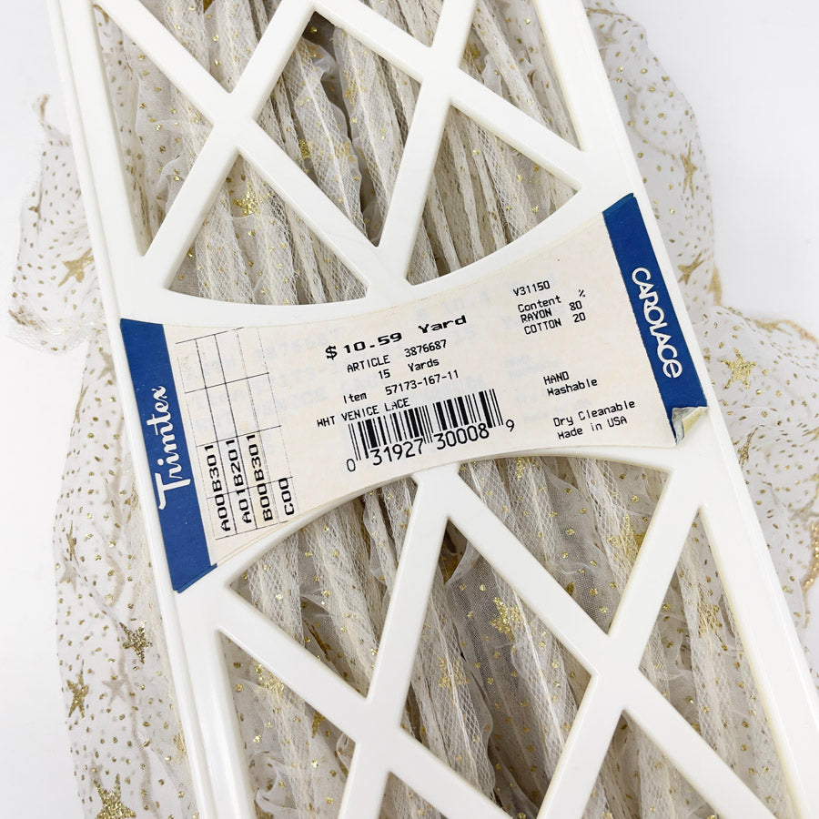 14 yds White Venice Lace