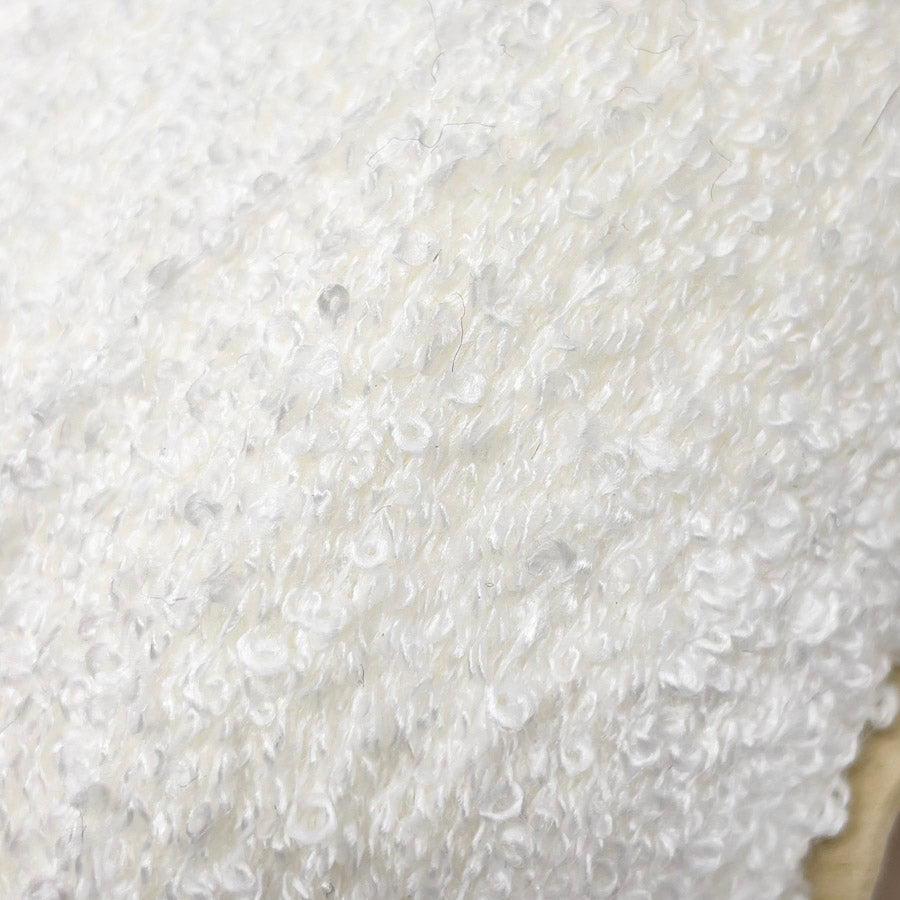Bramwell Rania White Boucle Yarn - Mill Cone (1)