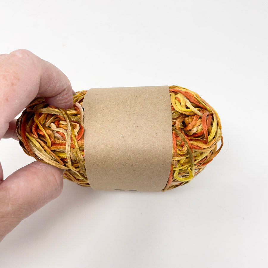 Fall Color Chenille Yarn Remnant