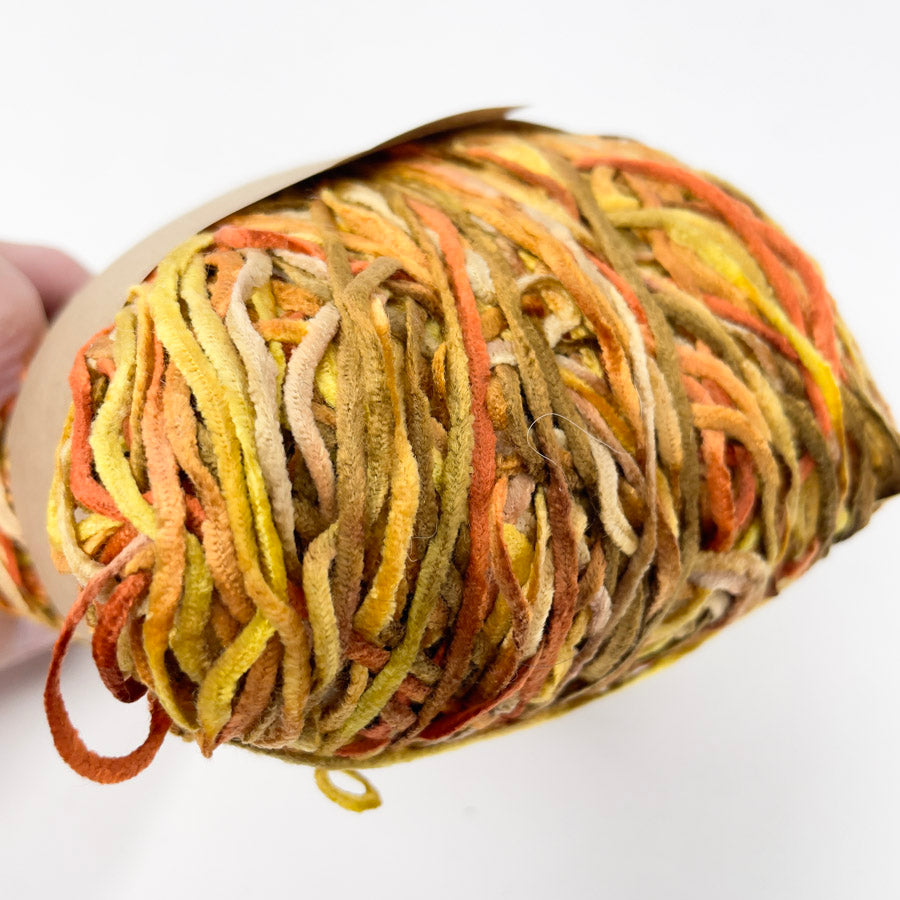 Fall Color Chenille Yarn Remnant