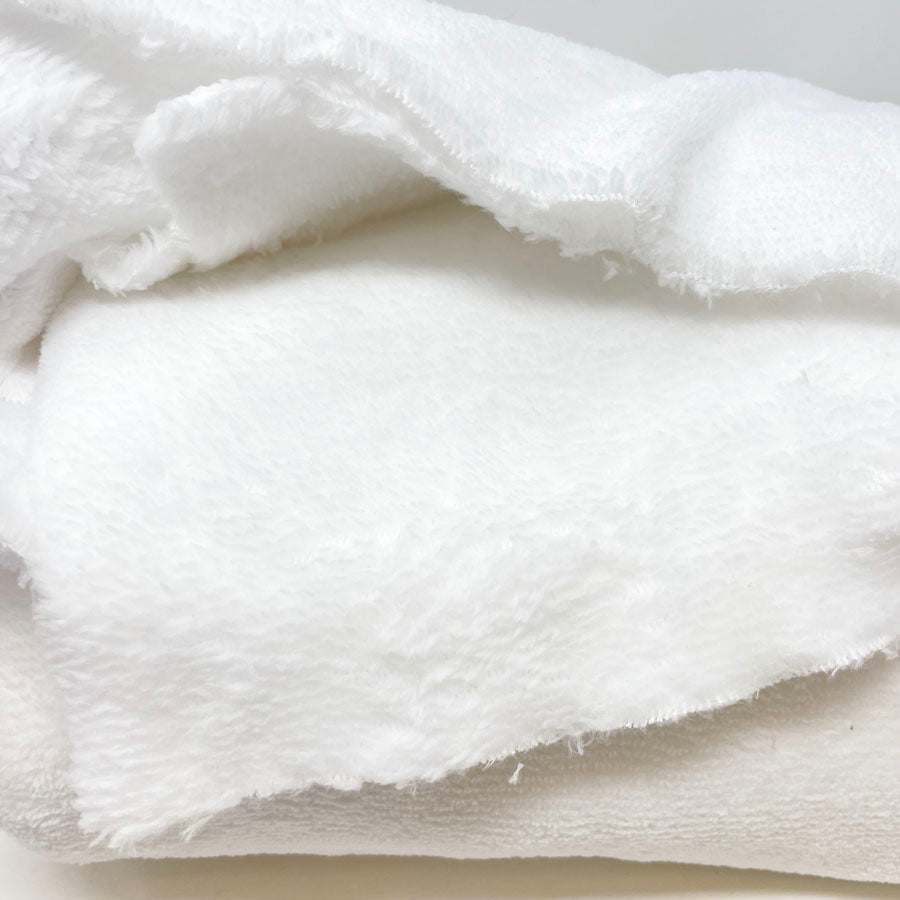 1 yd. White Terry Fleece Fabric