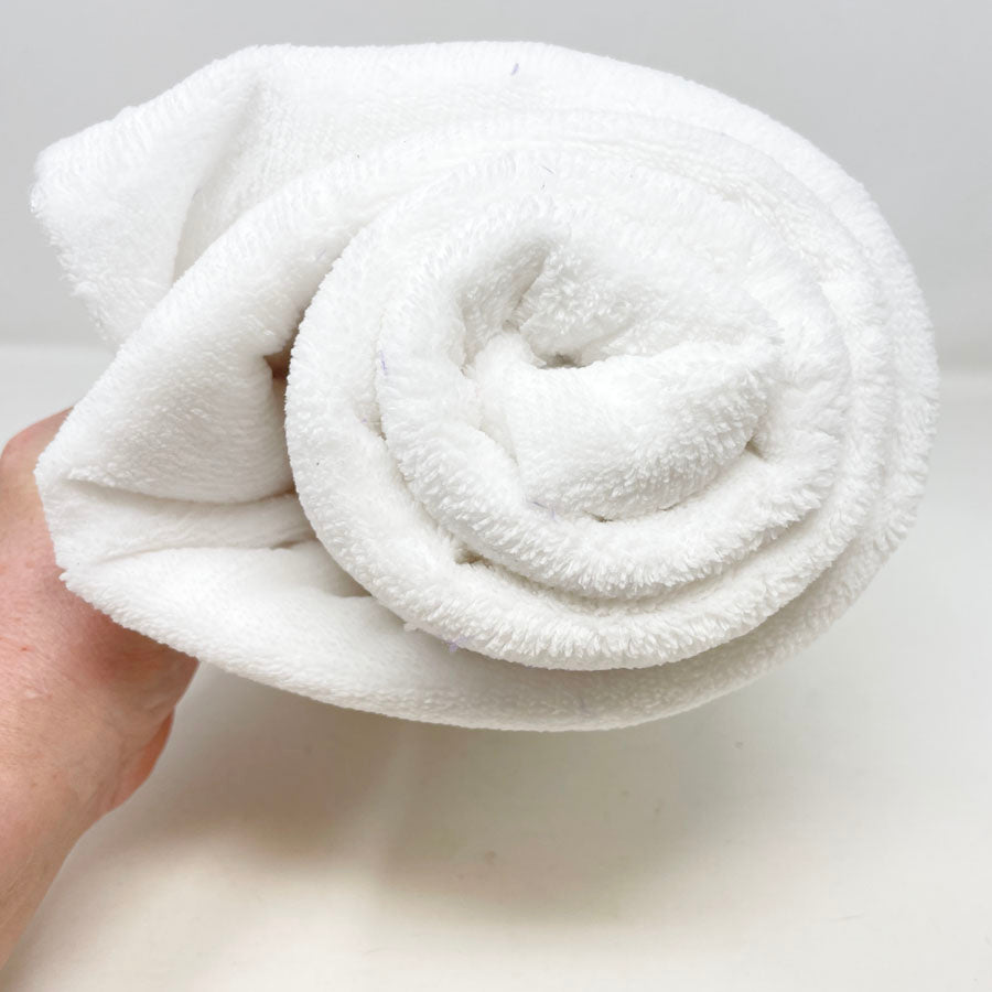 1 yd. White Terry Fleece Fabric