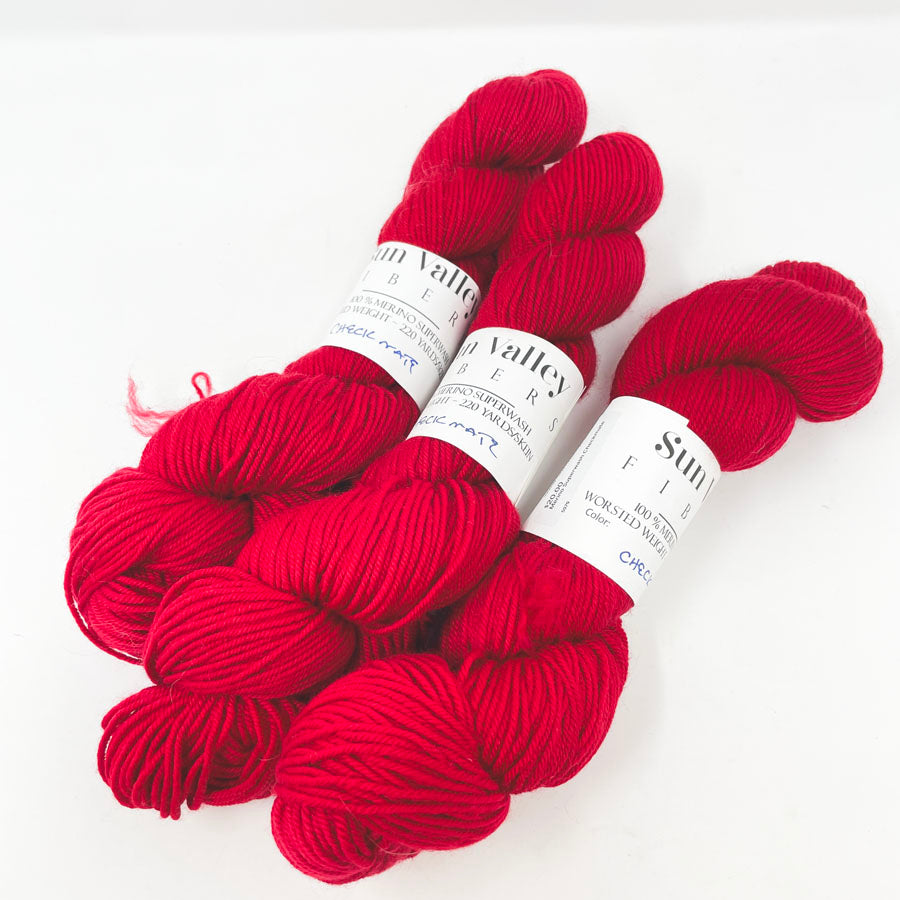 Merino Superwash Yarn - Checkmate by Sun Valley Fibers (1)