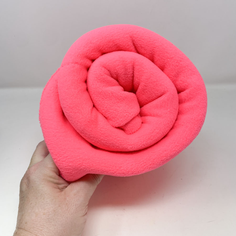 1.8 yd. x 33" Hot Pink Fleece Fabric
