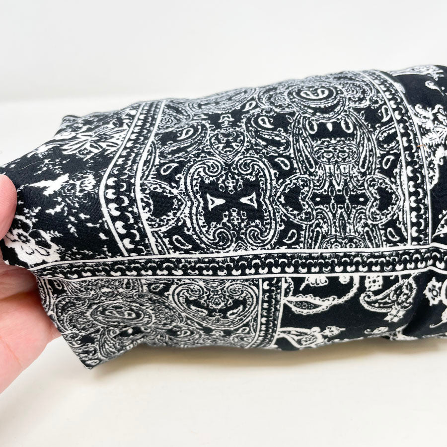 5 yd. Black & White Jersey Fabric