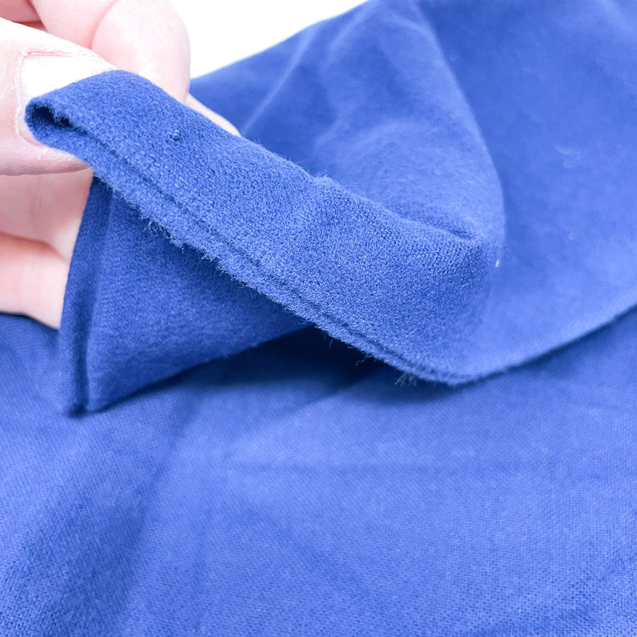 2 yd. Royal Blue Brushed Flannel Fabric