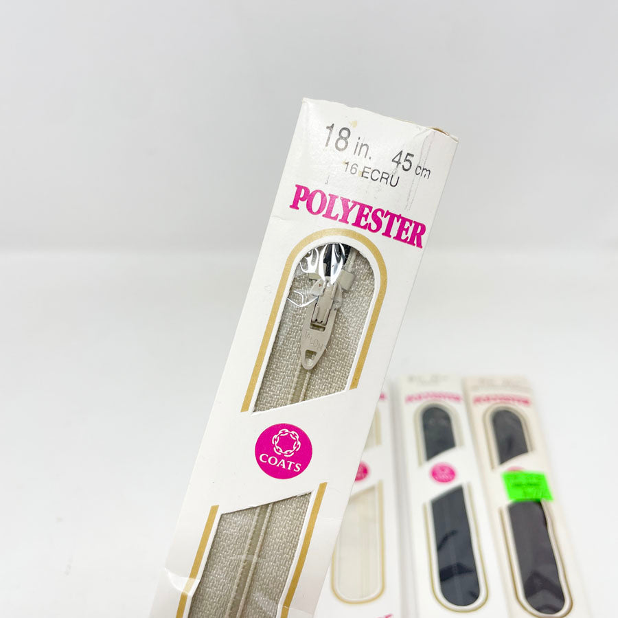 Coats Polyester Zippers - Pick a Size
