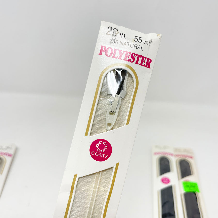 Coats Polyester Zippers - Pick a Size