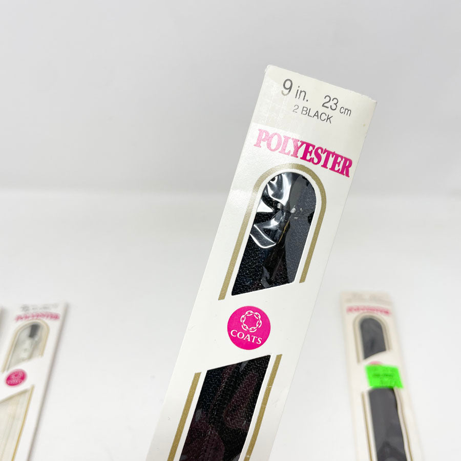 Coats Polyester Zippers - Pick a Size