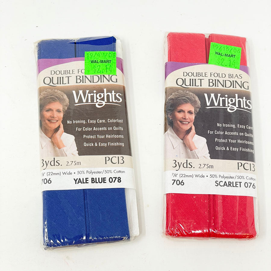 Wrights Double Fold Quilt Binding - 3yds.-2.75m