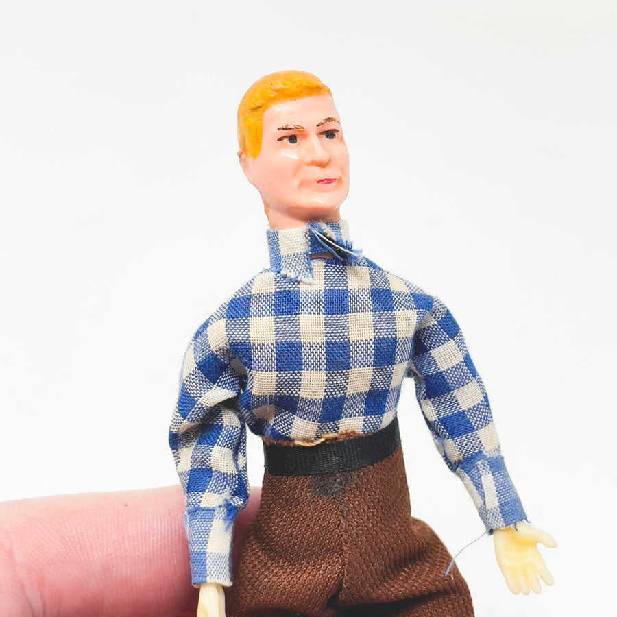 Vintage Plastic Dollhouse Dad