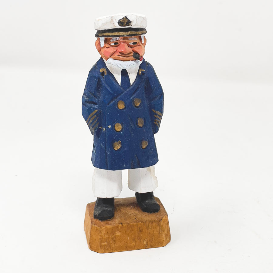 1980s Hand Carved Nautical Figurines - Pick a Man