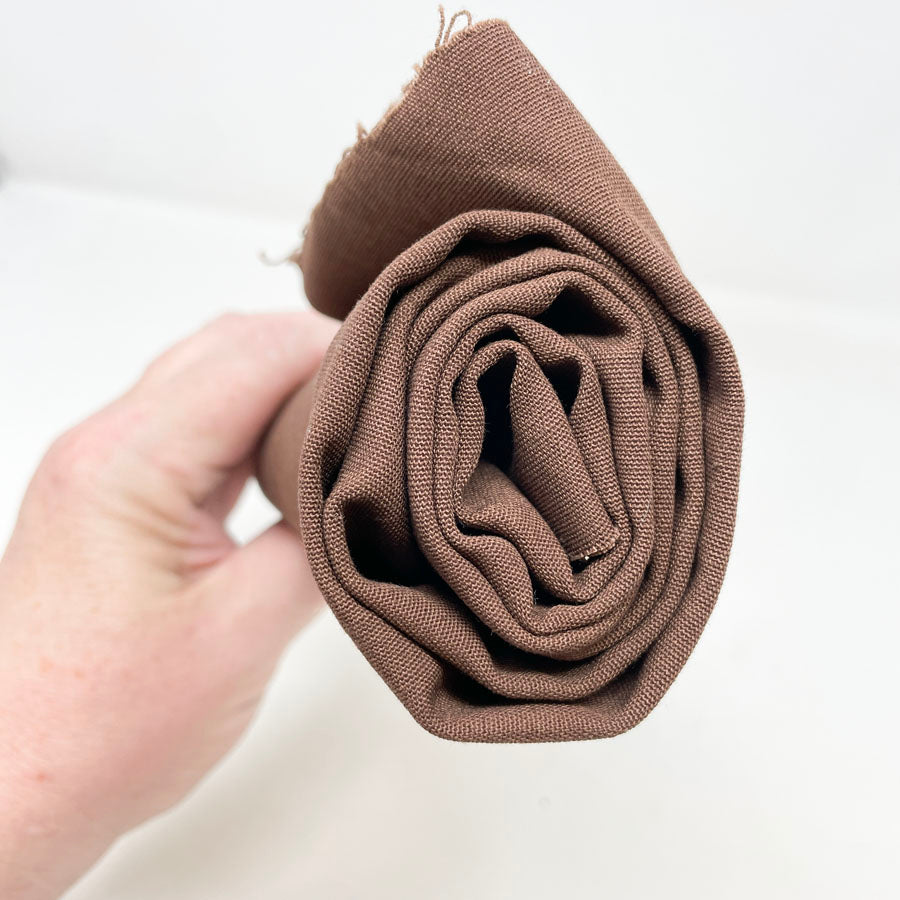 29" x 50" Brown Poly Blend Fabric