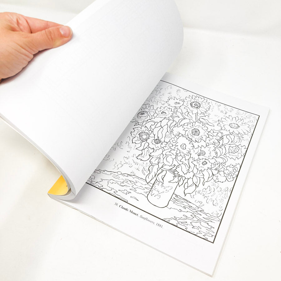 Art Masterpieces to Color- Dover Publications, Inc.