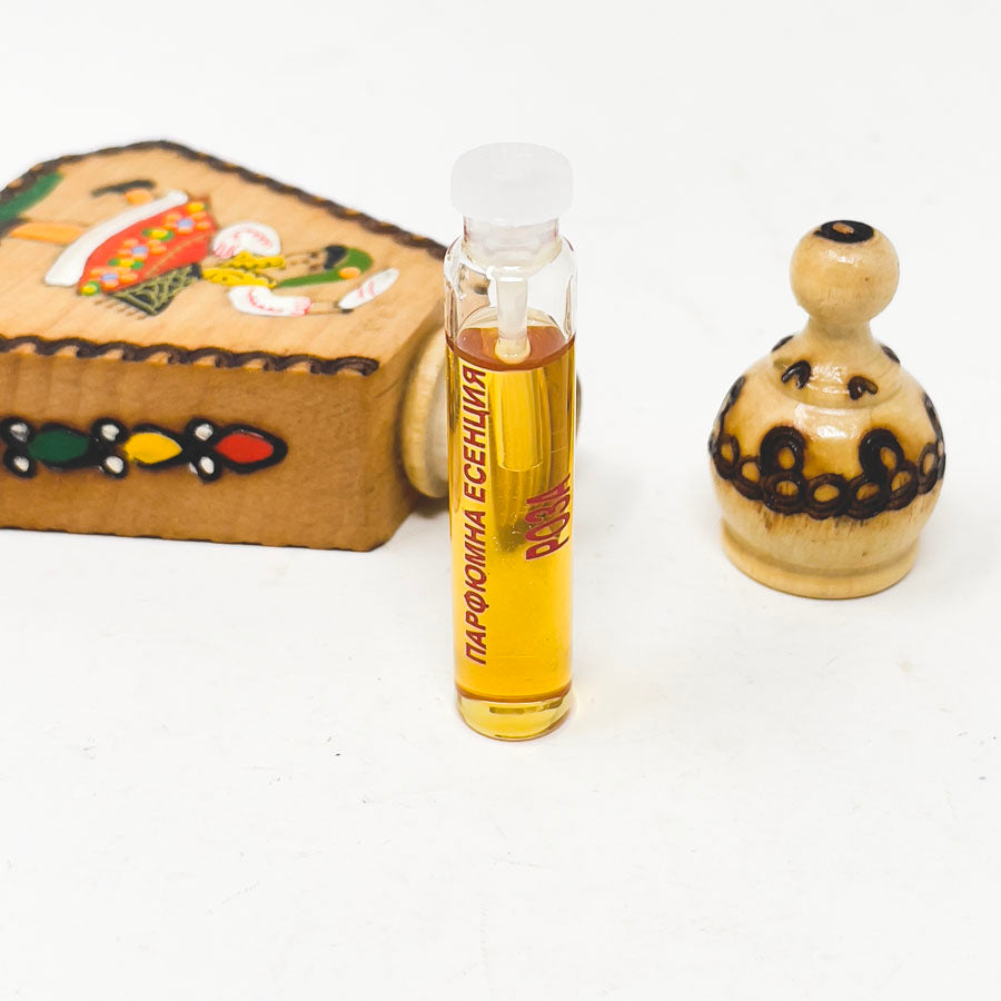 Vintage Bulgarian Souvenir Perfume Vial