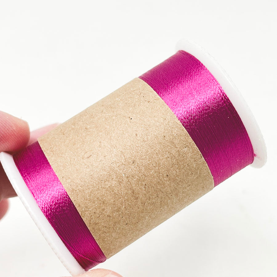 Hot Pink Metallic Thread
