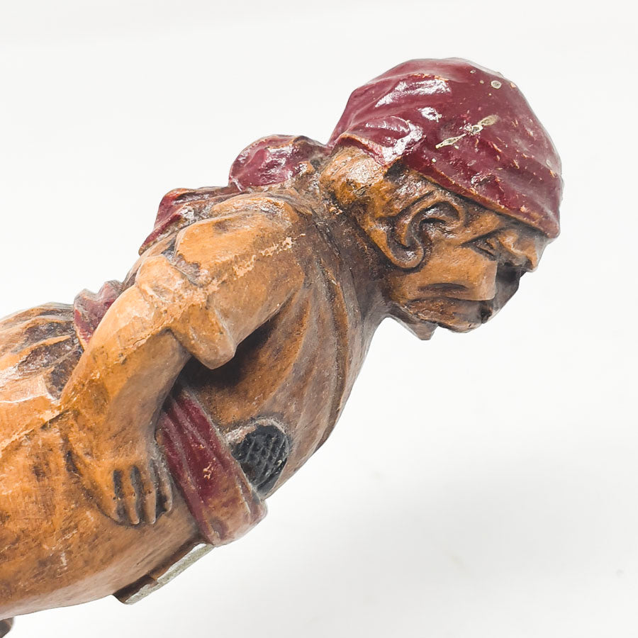 Vintage Syroco Wood Pirate Figurine - No Label