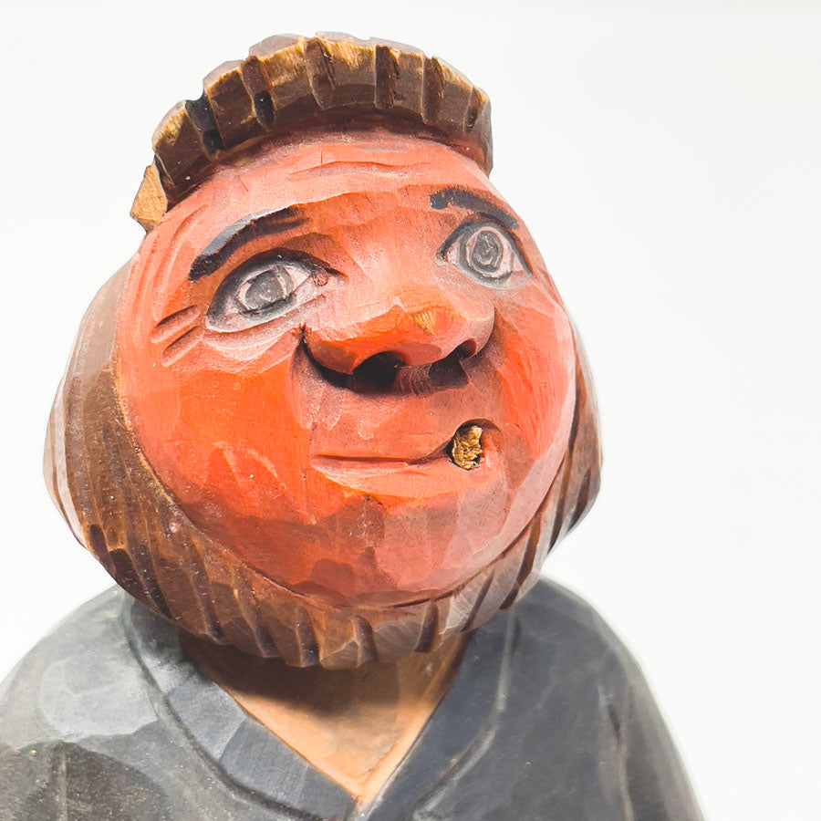Hand-Carved Wooden Folk Figures