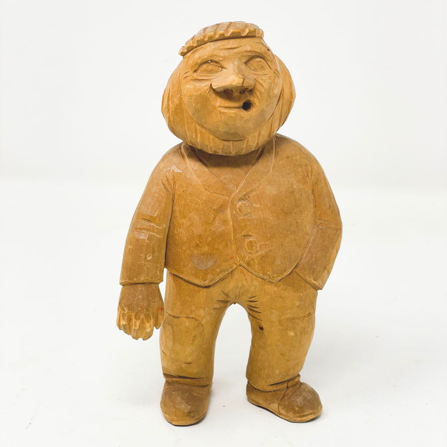 Hand-Carved Wooden Folk Figures