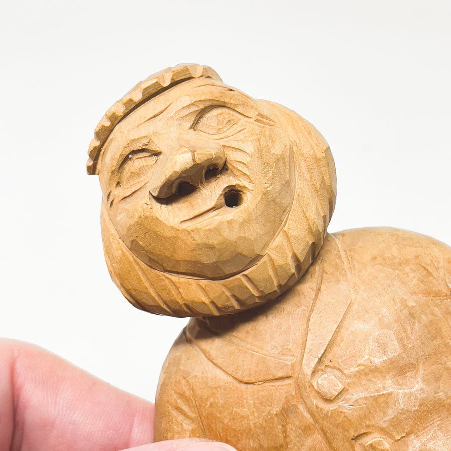 Hand-Carved Wooden Folk Figures
