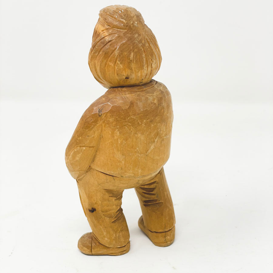 Hand-Carved Wooden Folk Figures