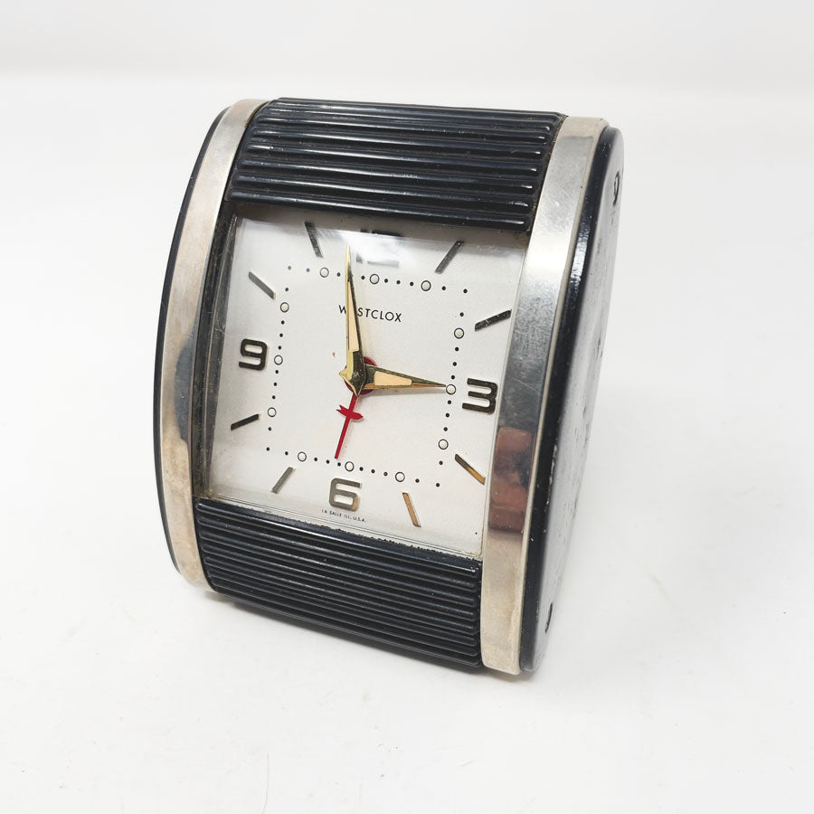 Vintage Mid-Century Westclox “TravalarM” Alarm Clock (not working)