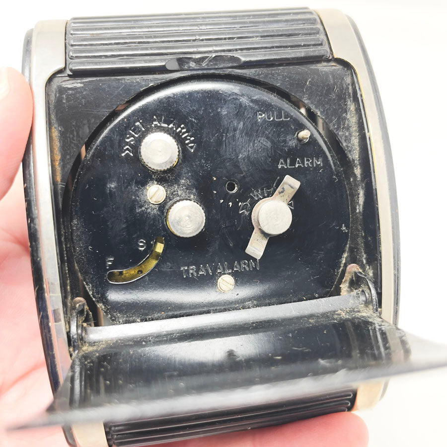 Vintage Mid-Century Westclox “TravalarM” Alarm Clock (not working)