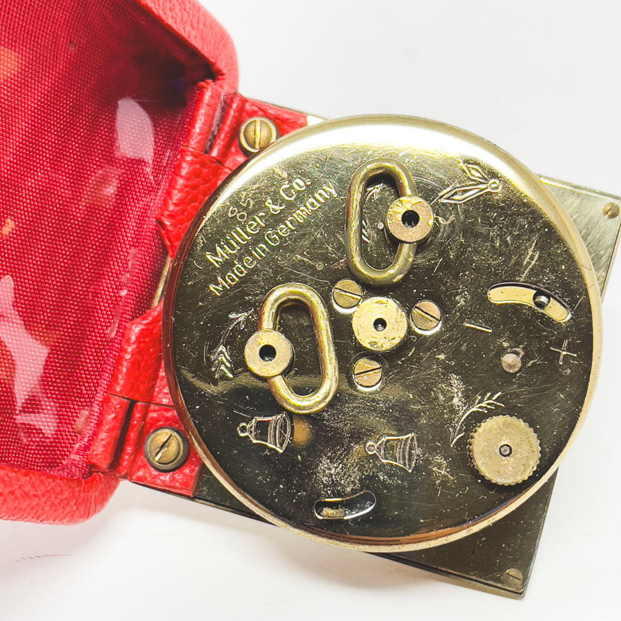 Vintage Mid-Century German/AMC Travel Alarm Clock (not working)