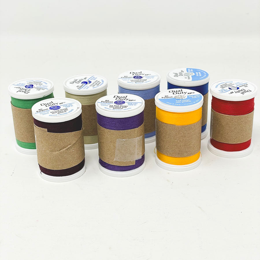 Mixed Colors - Coats All Purpose Dual Duty XP Thread - 250 yds
